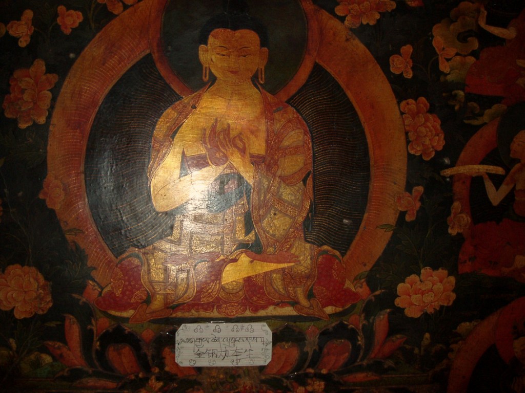 Mural with Buddha Shakyamuni.